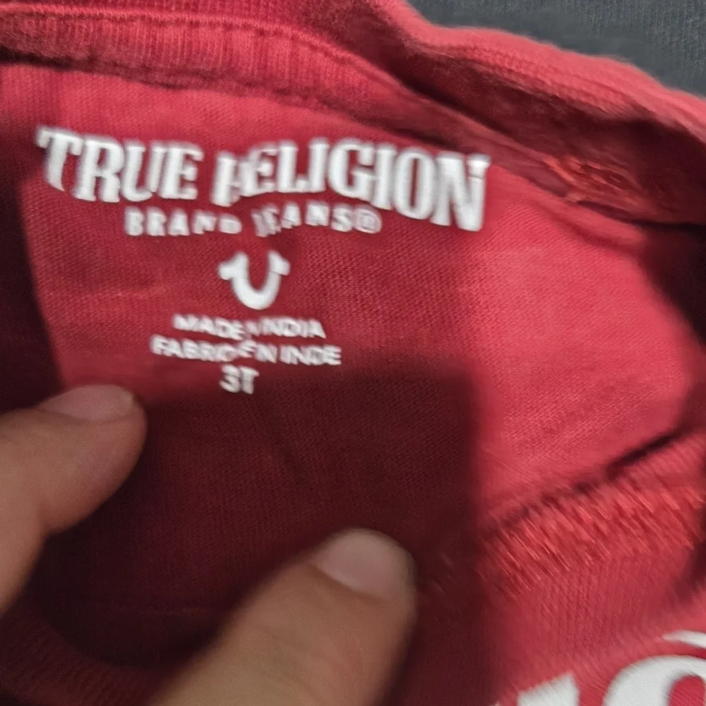 Toddler True Religion Hoodie And T Shirt Sz 2t And 3t